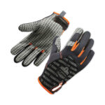 ergodyne ProFlex 821 Smooth Surface Handling Gloves, Black, Large, Pair (EGO17234)