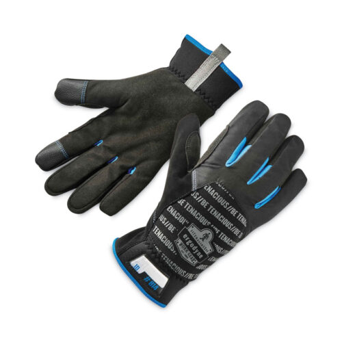 ergodyne ProFlex 814 Thermal Utility Gloves, Black, Medium, Pair (EGO17333)