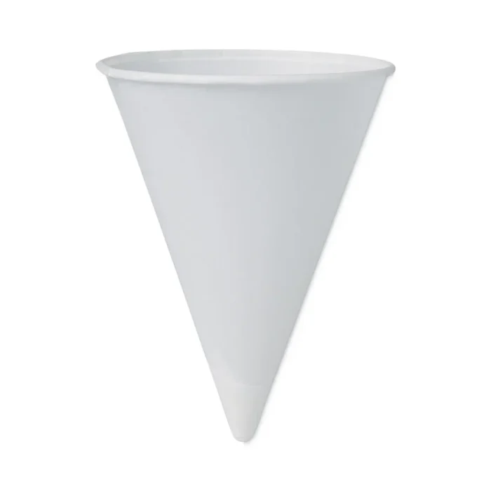 SOLO Cone Water Cups, Cold, Paper, 4 oz, White, 200/Pack (SCC4BR)