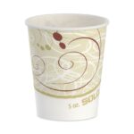 SOLO Symphony Design Paper Water Cups, 5 oz, 100/Pack (SCCR53SYMPK)