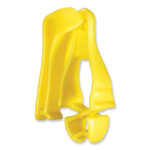 ergodyne Squids 3405 Belt Clip Glove Clip Holder, 1 x 1 x 6, Acetal Copolymer, Lime (EGO19129)