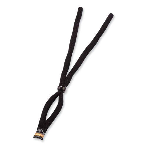 ergodyne Skullerz 3200 Cotton Eyewear Lanyard, 14" Long, Black (EGO19152)