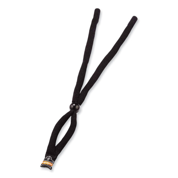 ergodyne Skullerz 3200 Cotton Eyewear Lanyard, 14" Long, Black (EGO19152)
