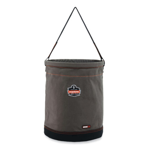 ergodyne Arsenal 5935 Extra-Large Web Handle Canvas Hoist Bucket, 150 lb, Gray (EGO14935)