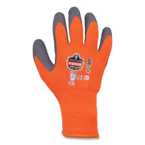 ergodyne ProFlex 7401-CASE Coated Lightweight Winter Gloves, Orange, X-Large, 144 Pairs/Carton (EGO17895)