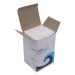 Boardwalk Wrapped Jumbo Straws, 7.75", Plastic, White/Red Stripe, 400/Pack, 25 Packs/Carton (BWKJSTW775S24)