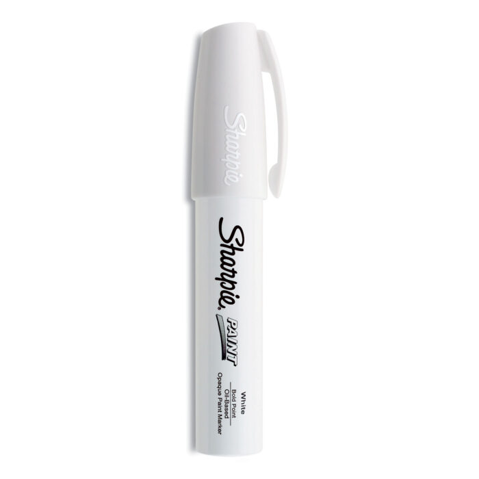 Sharpie Permanent Paint Marker, Extra-Broad Chisel Tip, White (SAN35568)