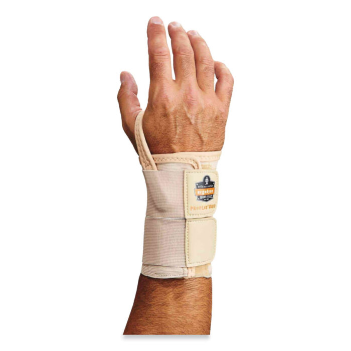 ProFlex 4010 Double Strap Wrist Support, Small, Fits Left Hand, Tan (EGO70132)