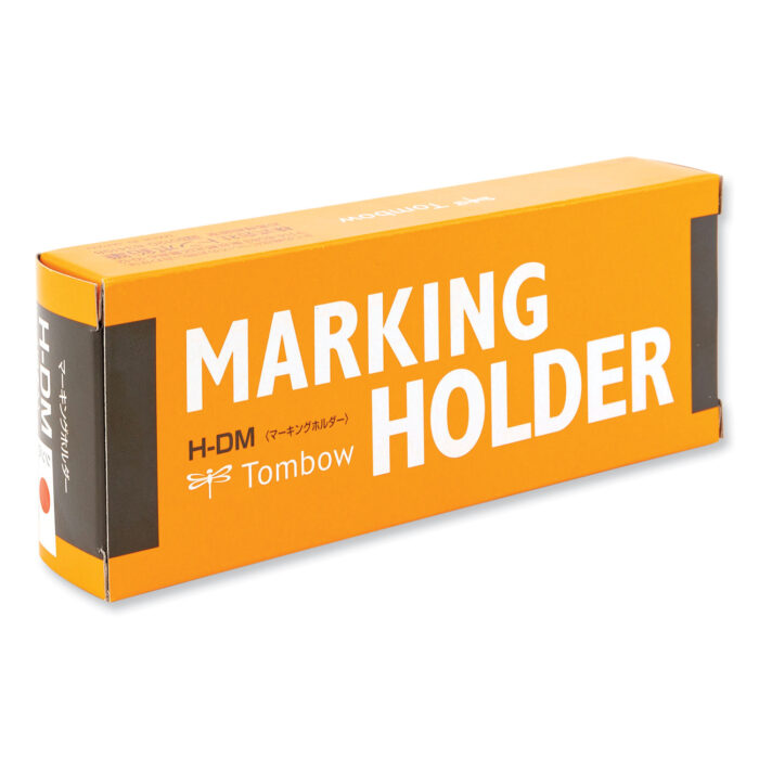 Tombow Wax-Based Marking Pencil, 4.4 mm, Red Wax, Navy Blue Barrel, 10/Box (TOM51537)