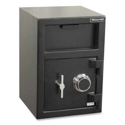Honeywell Steel Depository Safe with Combo Lock, 14 x 14.2 x 20, 1.06 cu ft, Black (HWL5911)