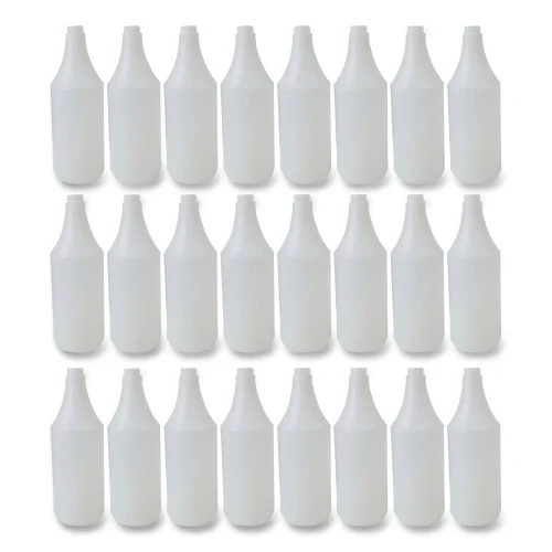 Boardwalk Embossed Spray Bottle, 32 oz, Clear, 24/Carton (BWK00032)