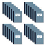 Roaring Spring Lab and Science Chemistry Notebook, Narrow Rule, Blue Cover, (60) 9.25 x 7.5 Sheets, 24/Carton (ROA77571CS)