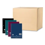 Roaring Spring Subject Wirebound Notebook, 1-Subject, Medium/College Rule, Assorted Cover, (70) 10.5 x 8 Sheets, 24/Carton (ROA10322CS)