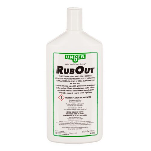 Unger RubOut Glass Cleaner, 16 oz Bottle, 12/Carton (UNGRUB50)