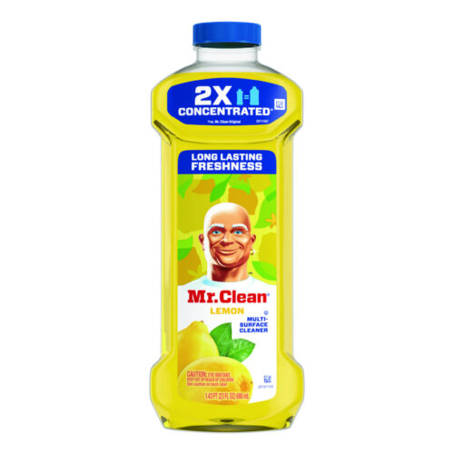 Mr. Clean Multipurpose Cleaning Solution, Lemon, 23 oz Bottle, 9/Carton (PGC11292)