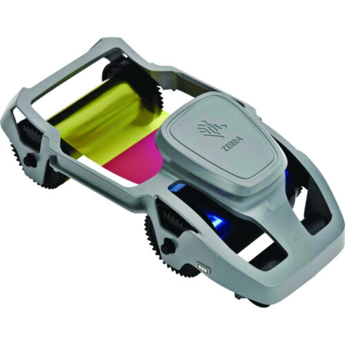 Zebra Technologies True Colors 2-Sided Wax Ribbon, Black/Cyan/Magenta/Yellow (SRX800300360)