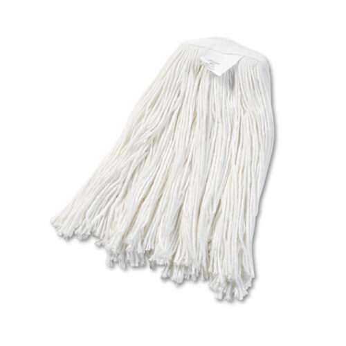 Boardwalk Cut-End Wet Mop Head, Rayon, No. 20, White, 12/Carton (BWK2020RCT)