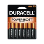 Duracell Power Boost CopperTop Alkaline AA Batteries, 10Pack (DURMN1500B10Z)
