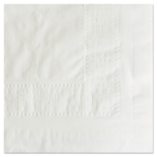 Hoffmaster Cellutex Table Covers, TissuePolylined, 54 x 108, White, 25Carton (HFM210130)