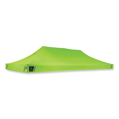 ergodyne Shax 6015C Replacement Pop-Up Tent Canopy for 6015, 10 ft x 20 ft, Polyester, Lime (EGO12916)