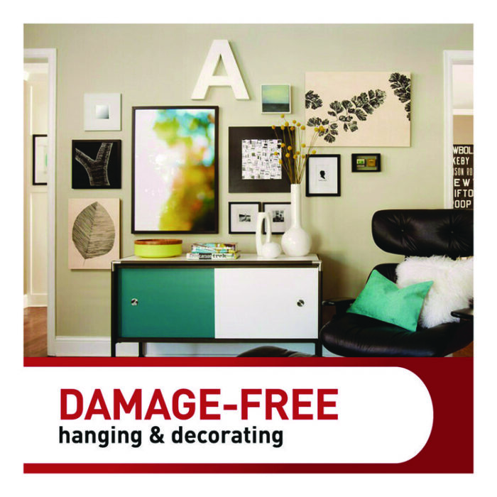 Command Picture Hanging Strips, Large, Removable, Holds up to 16 lbs per 4 Pairs, 20 Strip Pairs/Pack (MMM17206BLK20NA) - Image 5
