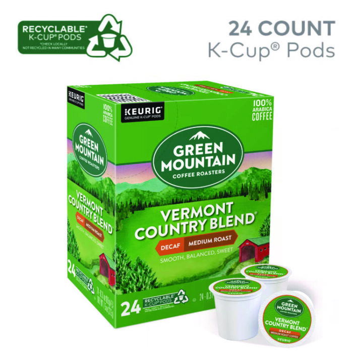 KEURIG DR PEPPER Vermont Country Blend Decaf Coffee K-Cups, 24/Box (GMT7602) - Image 3