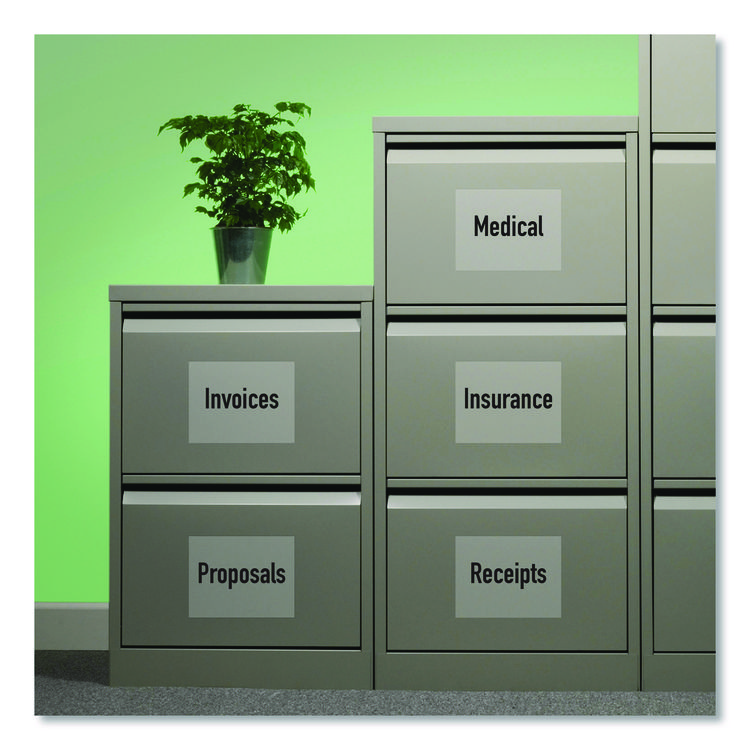 AVE18665 - Avery Matte Clear Shipping Labels, Inkjet Printers, 8.5 x 11, Clear, 10/Pack (AVE18665) - Image 2