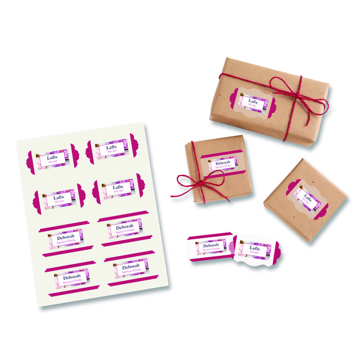 AVE18665 - Avery Matte Clear Shipping Labels, Inkjet Printers, 8.5 x 11, Clear, 10/Pack (AVE18665) - Image 6