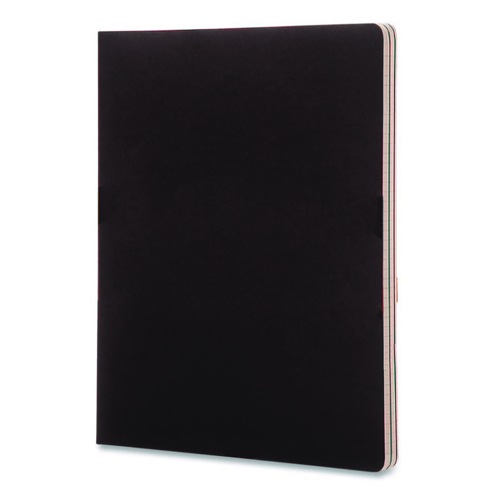 Moleskine Cahier Journal, 1-Subject, Narrow Rule, Black Cover, 10 x 7.5 Sheets, 3/Pack (HBG705038) - Image 3
