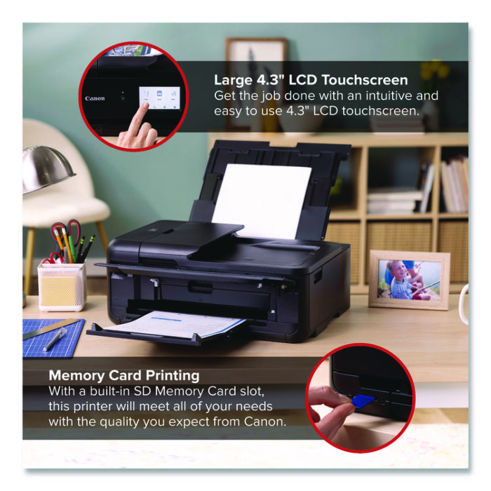 Canon PIXMA TS9520a Wireless All-in-One Inkjet Printer, Copy/Print/Scan (CNMTS9520A) - Image 6