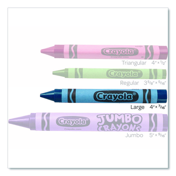 CYO523281 - Crayola Ultra-Clean Washable Crayons, Large, Assorted, 16/Box (CYO523281) - Image 4