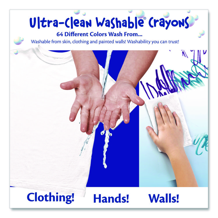 CYO523281 - Crayola Ultra-Clean Washable Crayons, Large, Assorted, 16/Box (CYO523281) - Image 5