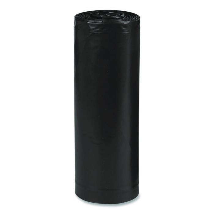 Earthsense Commercial Linear Low Density Recycled Can Liners, 56 gal, 2 mil, 43" x 47", Black, 10 Bags/Roll, 10 Rolls/Carton (WBIRNW4320) - Image 3