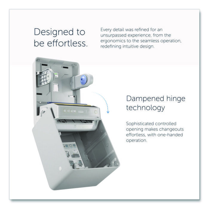 Kimberly-Clark Professional* ICON Automatic Roll Towel Dispenser, 20.12 x 16.37 x 13.5, Silver Mosaic (KCC53691) - Image 3