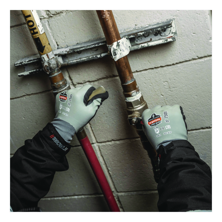 EGO17635 - ergodyne ProFlex 7501 Coated Waterproof Winter Gloves, EN388: 2131X, 11" Long, X-Large, Gray, Pair (EGO17635) - Image 4