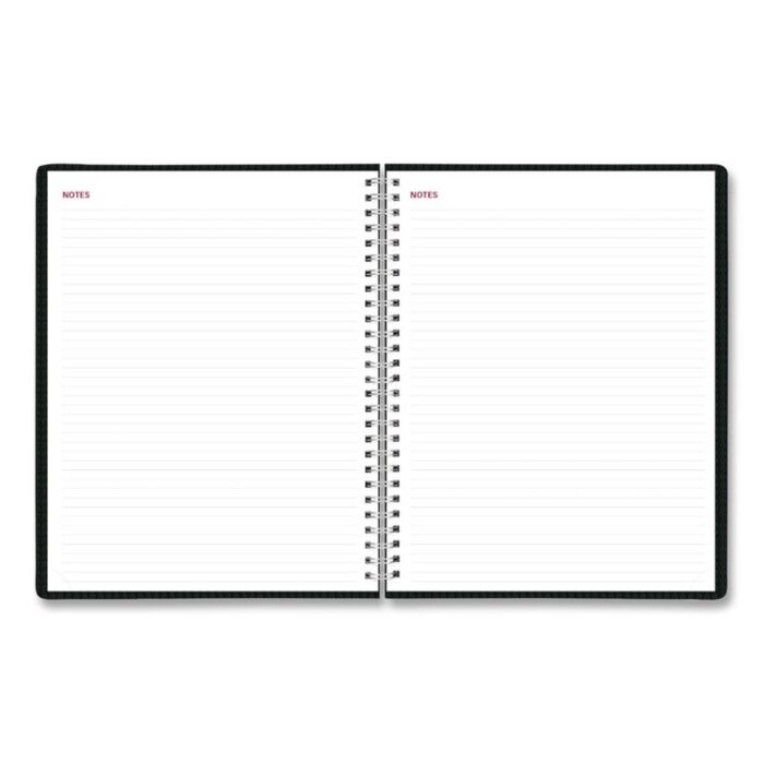 Brownline Essential Collection Weekly Appointment Book in Columnar Format, 11 x 8.5, Black Cover, 12-Month (Jan to Dec): 2026 (REDCB950BLK) - Image 3