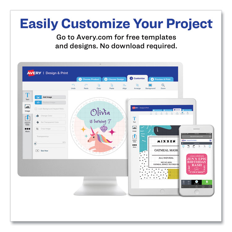 AVE5940 - Avery High-Visibility Permanent Laser ID Labels, 8.5 x 11, Neon Green, 100/Box (AVE5940) - Image 6
