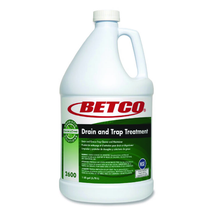 BETCO CORPORATION BioActive Solutions Drain and Trap Treatment, Ocean Scent, 1 gal Bottle, 4/Carton (BET26000400) - Image 3