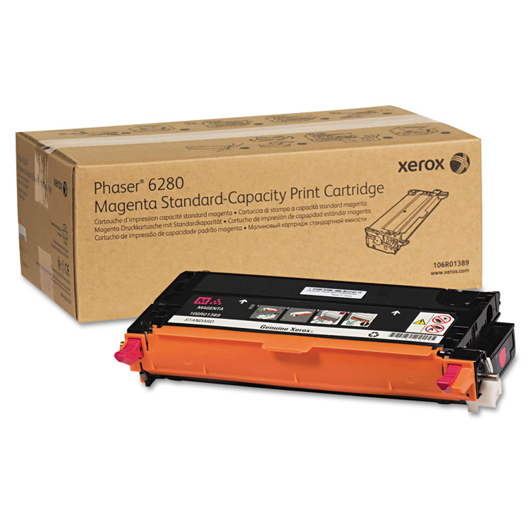 Xerox 106R01389 Toner, 2,200 Page-Yield, Magenta (XER106R01389)