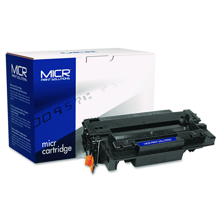 MICR Print Solutions Compatible CE255A(M) (55AM) MICR Toner, 6,000 Page-Yield, Black (MCR55AM)