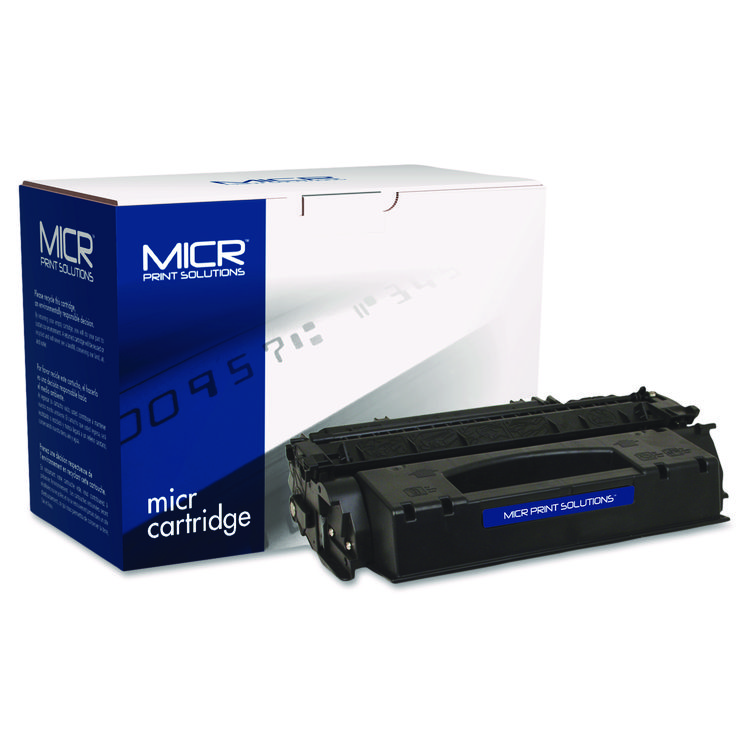 MICR Print Solutions Compatible Q7553X(M) (53XM) High-Yield MICR Toner, 7,000 Page-Yield, Black (MCR53XM)