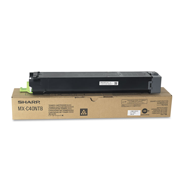 Sharp MXC40NT1 Toner, 10,000 Page-Yield, Black (SHRMXC40NTB)