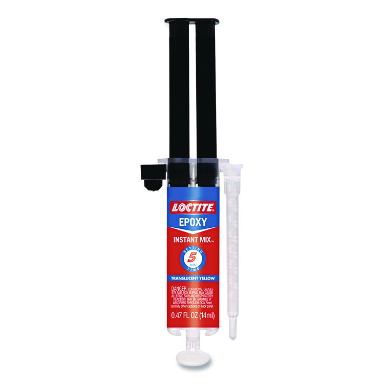 Loctite Instant Mix Epoxy, 0.47 oz, Dries Clear (LOC1365868)