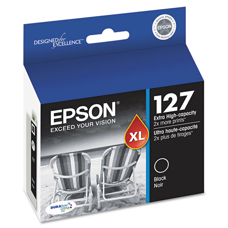 Epson T127120-S (127) DURABrite Ultra Extra High-Yield Ink, Black (EPST127120S)