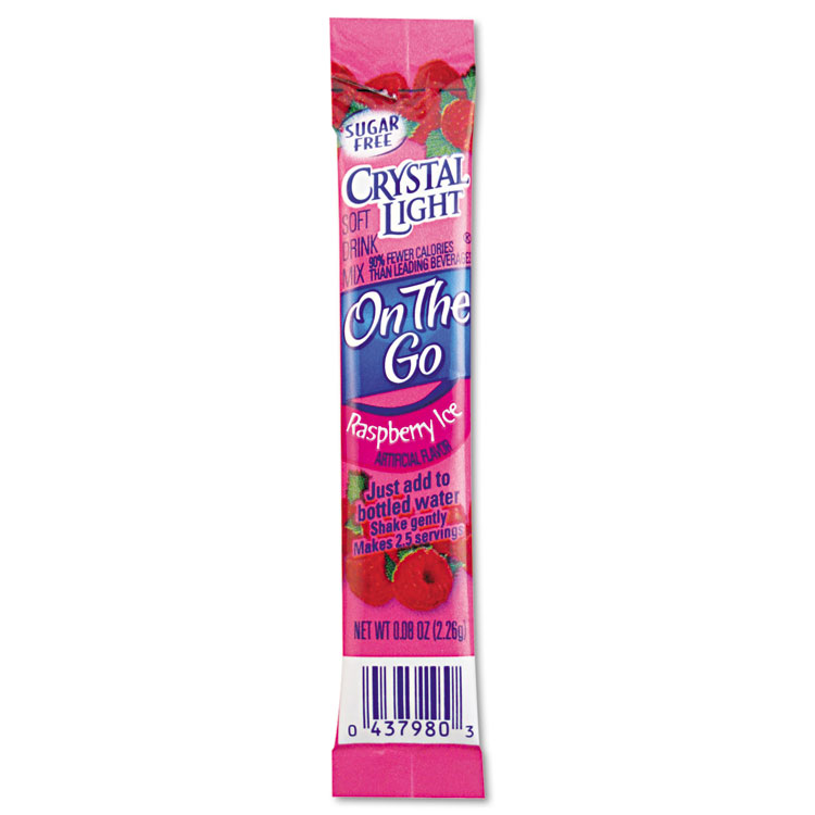 Crystal Light Flavored Drink Mix, Raspberry Ice, 30 .08oz Packets/Box (CRY79800)