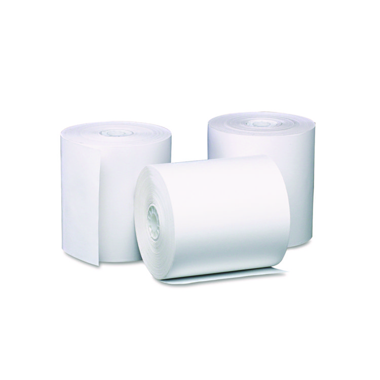 Iconex Direct Thermal Printing Thermal Paper Rolls, 3.13" x 119 ft, White, 50/Carton (ICX90783044)