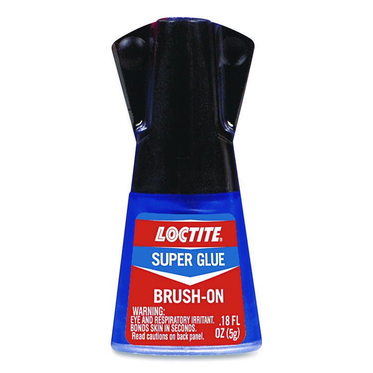 Loctite Super Glue Brush On, 0.17 oz, Dries Clear (LOC1365734)