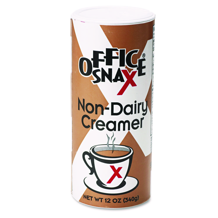Office Snax Powdered Non-Dairy Creamer, Regular, 12 oz Canister, 24/Carton (OFX00020CT)
