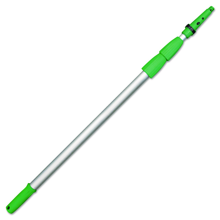 Unger Opti-Loc Extension Pole, 18 ft, Three Sections, Green/Silver (UNGED550)