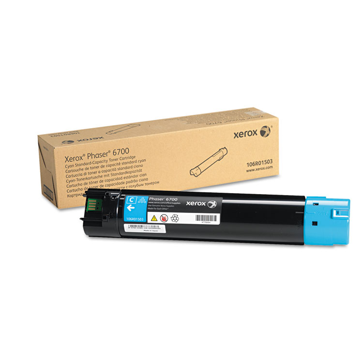 Xerox 106R01503 Toner, 5,000 Page-Yield, Cyan (XER106R01503)